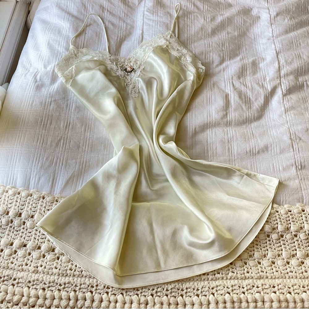 Vintage lingerie slip dress